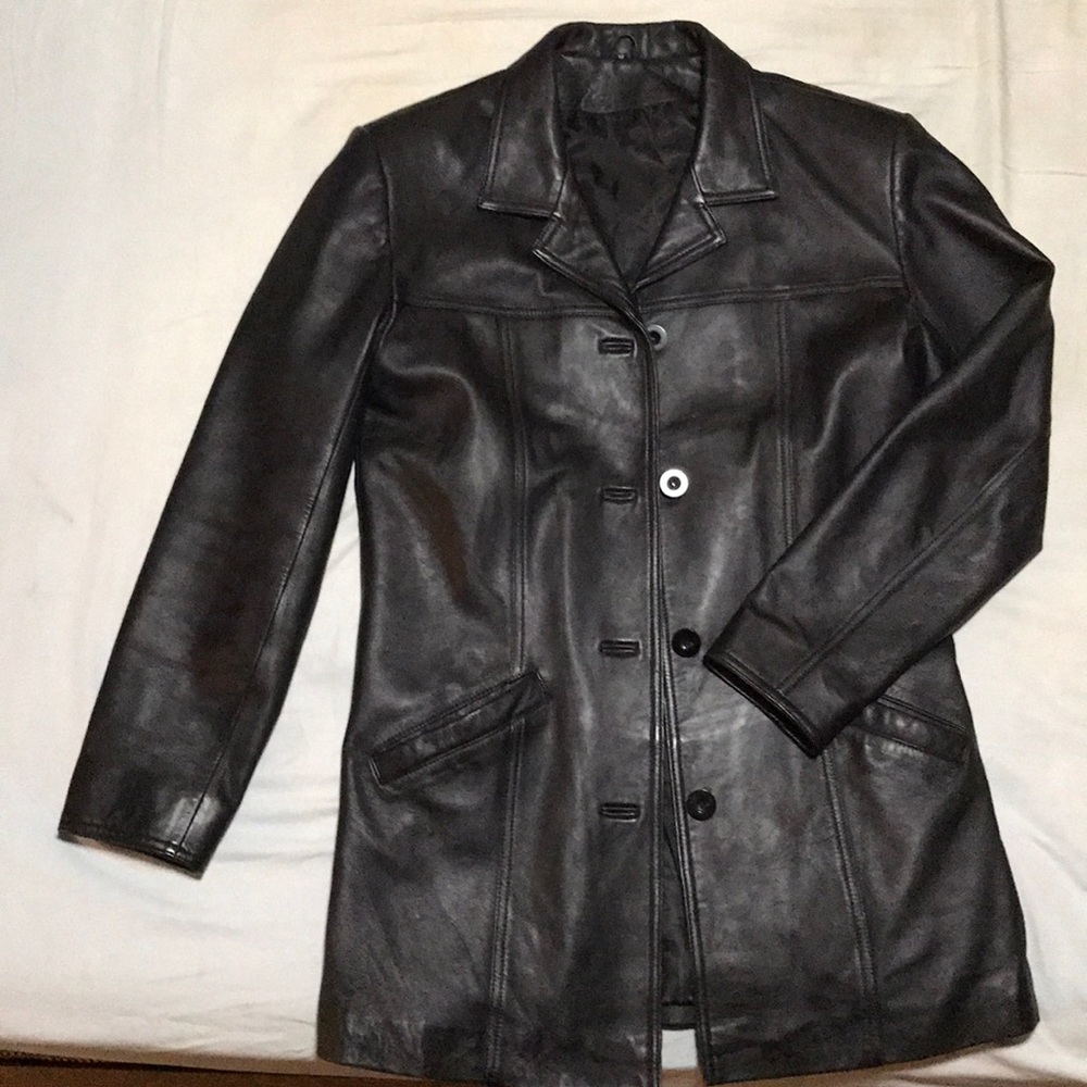Stylish leather jacket